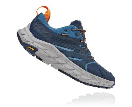 Hoka One One Anacapa Low GORE-TEX - Tenis Corrida Trilha Homem Turquesa | PT-FYax1sF